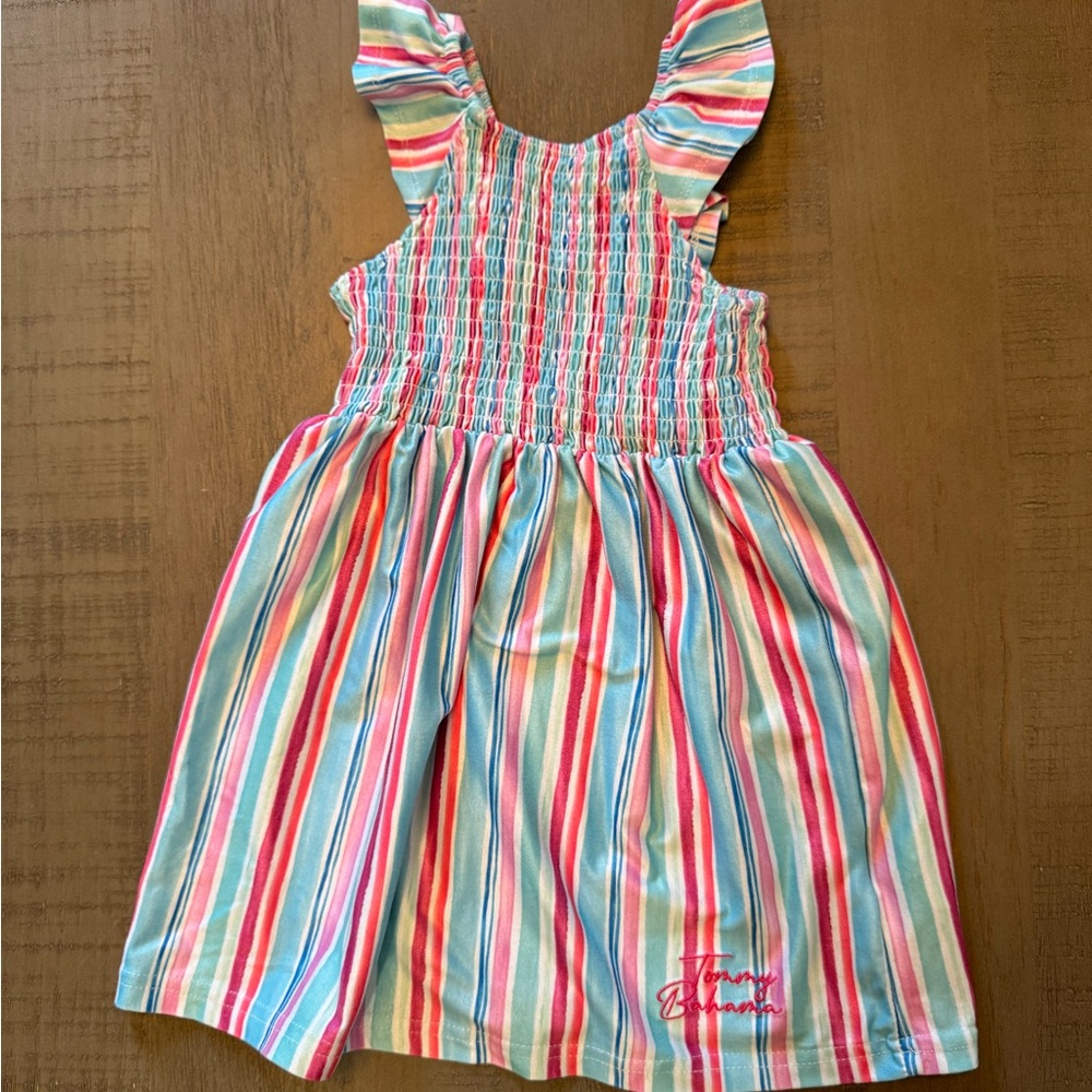 Tommy Bahama Multicolor Striped Kids Dress 2T